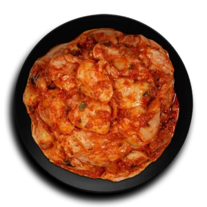 جوجه کباب سیر و گوجه